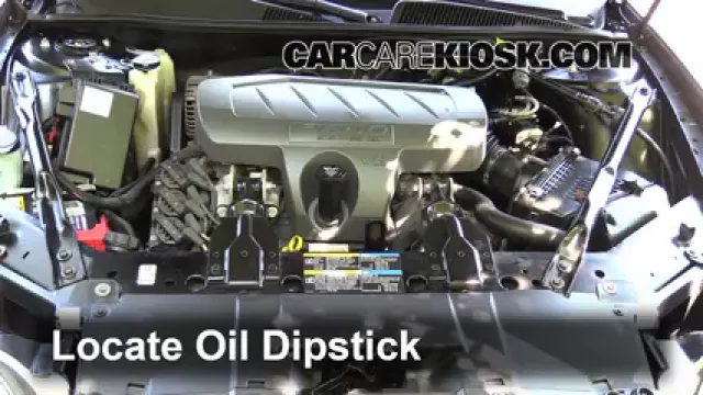 2007 Buick LaCrosse CXL 3.8L V6 Huile Vérifier le niveau de l'huile